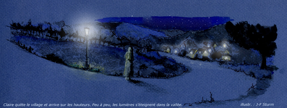 Dessin Face à la nuit